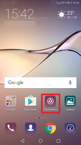 Changer le code PIN sur le Huawei P9